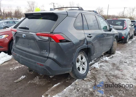 2019 Toyota Rav4 Hybrid Le из США, поврежденный, VIN 2T3MWRFV0KW038396
